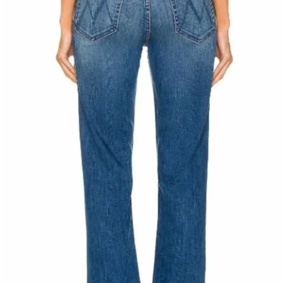 MOTHER Women's The Tomcat Ankle Leg Blue Jeans - Picture 3 of 8
